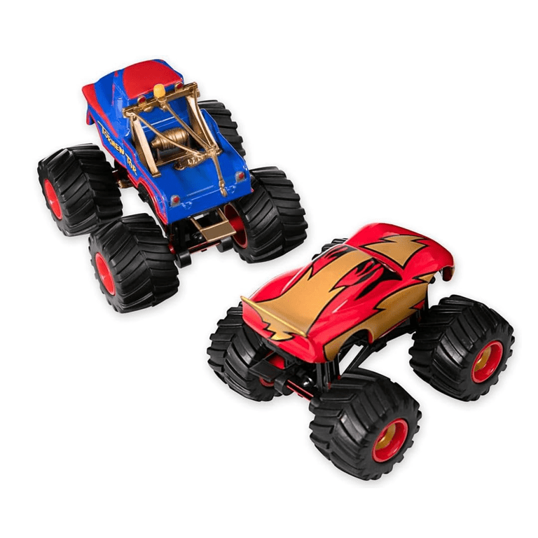 Disney Cars Monster Truck Frightening McMean and Tormentor Toy Die