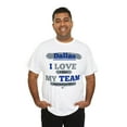 thumbnail image 6 of DJH Apparel | Dallas: I LOVE MY TEAM Sports Unisex T-shirt, 6 of 7