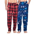 thumbnail image 1 of Ashford & Brooks Men's Mink Fleece Sleep Lounge Pajama Pants 2 Pack, 1 of 4