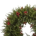 thumbnail image 4 of Nearly Natural 20in. Cedar Berry Plastic Wreath (Assorted Colors), 4 of 4