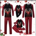 thumbnail image 6 of SUXIAN Family Christmas Pajamas Long Sleeve T Shirt and Pants Holiday Dad Pajamas Men, 6 of 6