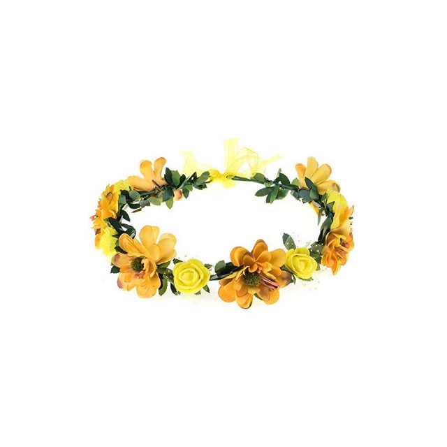 Qarigey Diadema ajustable con hojas de flores, tocado elegante para mujeres y niñas, accesorios para el cabello, guirnalda, tocado de boda Ropa, zapatos y accesorios Miscelánea Tipo 5 Qarigey AP019208-05