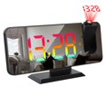 thumbnail image 4 of Bwomeauty Christmas Clearance, Multi-functional Intelligent Projection Alarm Clock Can Charge Mobile Phones, LED Temperature And Humidity Display Digital Projection Clock-Black, 4 of 5
