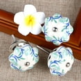 thumbnail image 5 of 6pcs Household Vines Pattern Hand Painted Ceramic Door Knobs Cabinet Drawer Cupboard Pull Handles, 5 of 7