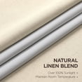 thumbnail image 2 of Cortinas Joydeco Plisadas de Lino 100% Opacas 180x183 cm, 2 of 9