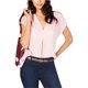 thumbnail image 1 of INC Blusa plisada invertida para mujer, rosa, grande, 1 of 1