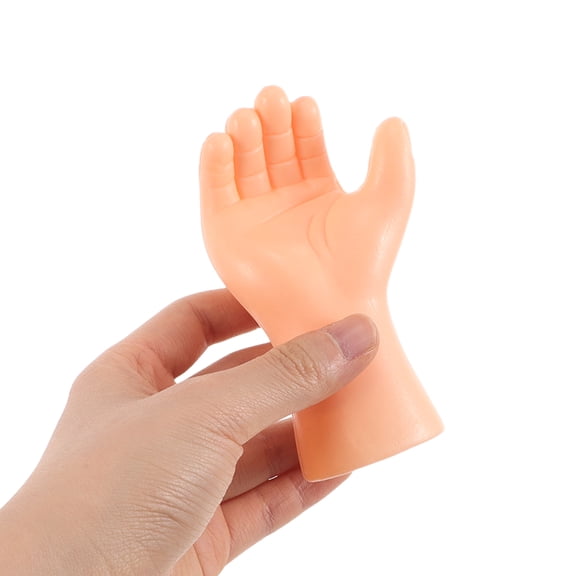 RENACLIPY Beige Plastic Doll Hand Replacement Parts, 6 Pairs Craft Accessories for Doll Making and Repair