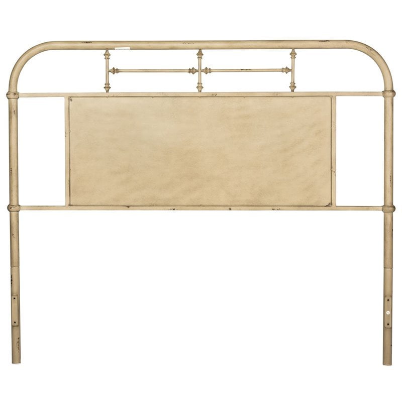 Liberty Furniture Vintage Queen Metal Headboard Vintage Cream