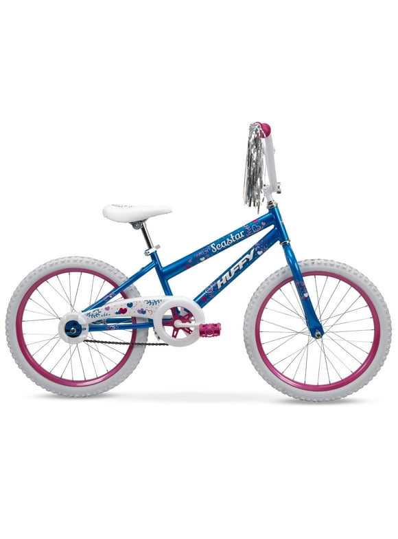 Huffy 20 in. Sea Star Kids Bike for Girls Ages 5 and up, Child, Blue and Pink