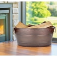 thumbnail image 5 of BREKX Antique Traditional Copper Log Holders with Handles, 5 of 6