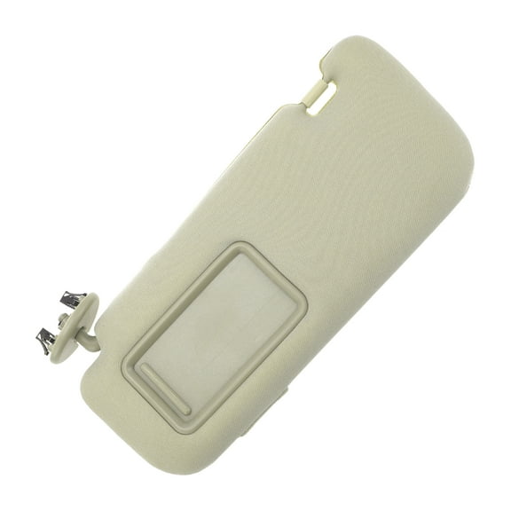 Unique Bargains Left Driver Side Car Sun Visor for Toyota Corolla 2009-2013 Plastic with Mirror No.74320-12L50-E0 Beige