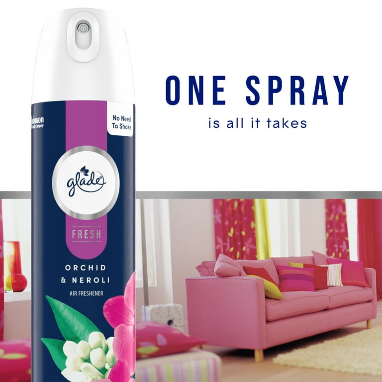 Glade Air Freshener Spray, Orchid & Neroli, 8.3 oz - Walmart.com