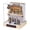 QT-048 Coffee Time, variant on DIY 3D Miniature Dollhouse Kit - Sakura Noodle House Retro Japanese Style Room with LED Lights, Handmade Wooden Puzzle Architecture Diorama for Hobbyists and Collectors