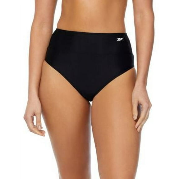 Reebok Women's High-Waist Bikini Bottoms Swimwear Size SM