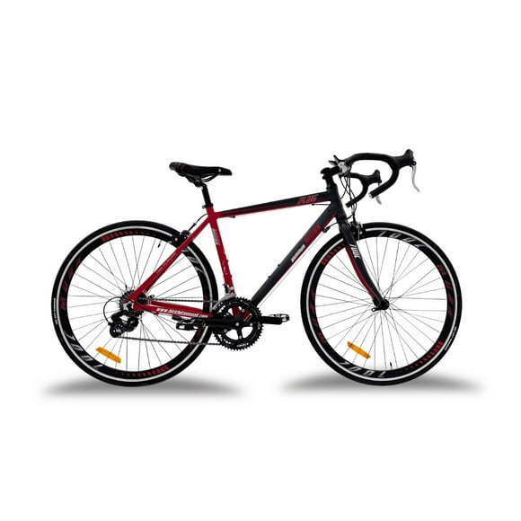 Bicicleta De Ruta Monk Flug Rodada 700 Negro rojo