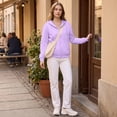 thumbnail image 7 of Zip Up Hoodies for Women Fall Winter Casual Sweatshirts Zipper Lightweight Cute Jackets with Pockets, 7 of 7