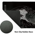 thumbnail image 4 of WISHTIME Large Gaming Mouse Pad for Desk, Desk Mat with Seamed Edges, Waterproof Desk Pad, Non-Slip Rubber Base, 31.5x11.8 Inch Keyboard Pad Computer Mat, Great Wave, 4 of 5