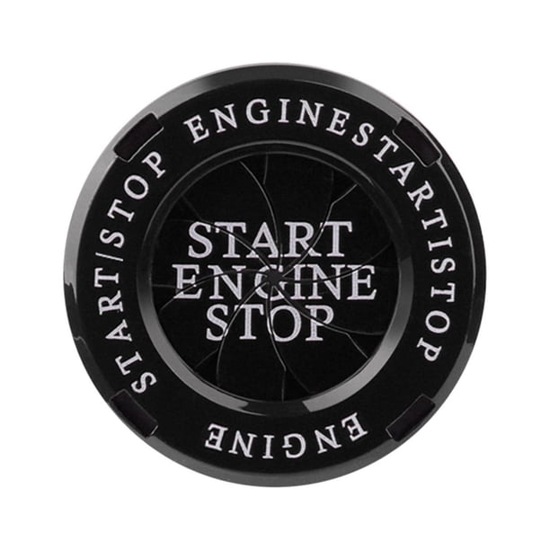 Modificación Del Interior Del Coche, Botón de Arranque de Un Solo Botón, Cubierta Protectora de Rotación de Encendido, Decoración Del Anillo de Arranque de La Motocicleta