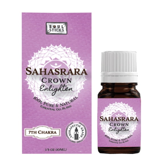 Soul Sticks Sahasrara Crown Chakra Essential Oil 100% Natural Blend for 7th Chakra