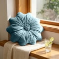 thumbnail image 4 of Flower Throw Pillow, Lint Blossoms Shape Cushion, Decorative Soft Accents Pillow for Sofa, Couch, Bed, Living Room, Cute Floral Designs, Stylish Home Décor, Spring Decor, Colorful Throw Pillows, 4 of 6
