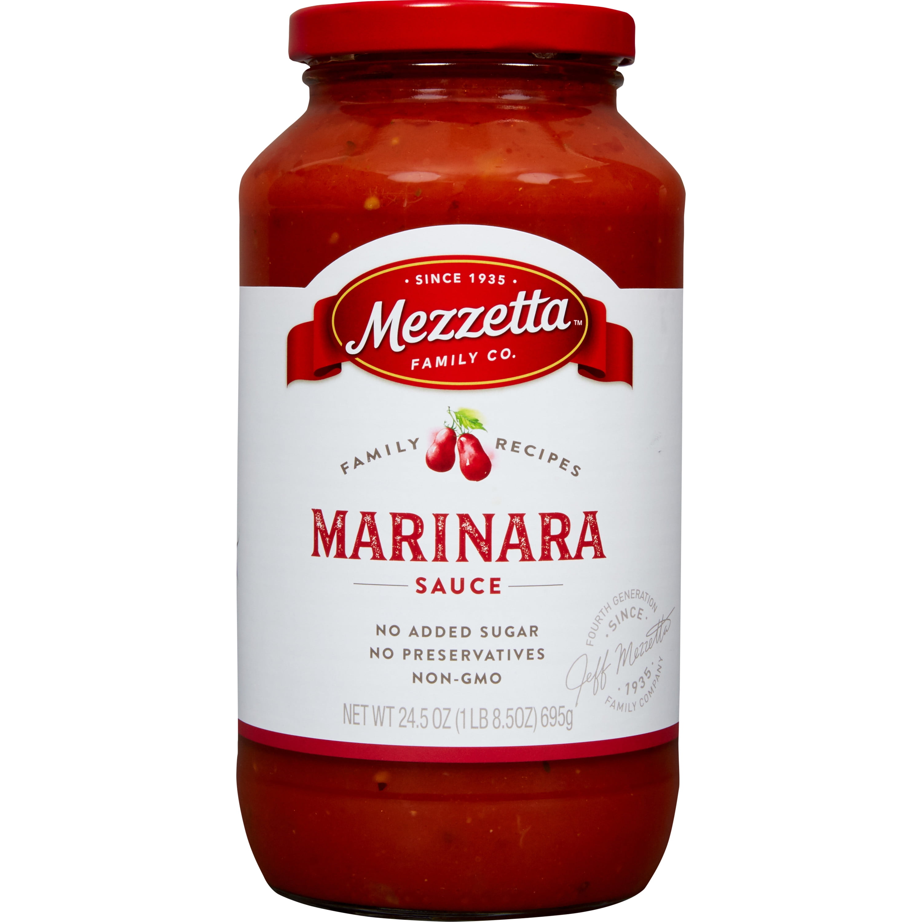 (4 pack) Mezzetta Family Recipes Marinara Sauce 24 fl oz Jar