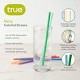 thumbnail image 2 of True Plastic Straws, Cocktail, Iced Coffee Disposable Straws, 7" Set of 100, 2 of 7