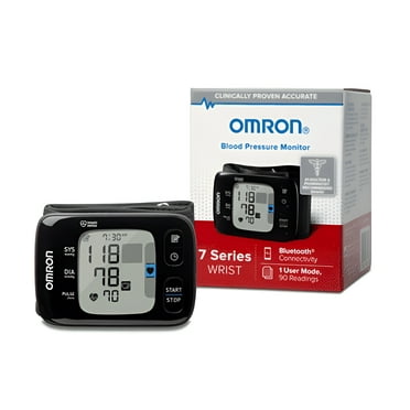 Omron 7 Series Wireless Wrist Blood Pressure Monitor, 3.6'' x 0.5'' x 2.5'' - 73BP6350