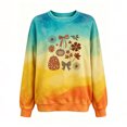 thumbnail image 4 of qafoshin Halloween Sweatshirts for Women Oversized Crew Neck Long Sleeve Printed Shirts Cute Pullover Plus Size Tops, 4 of 5