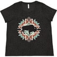 thumbnail image 3 of Inktastic Buffalo Cute Western Pattern Women's Plus Size T-Shirt, 3 of 5