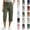 Army Green, variant on DYTTDG Women's Elastic Waist Cargo Capri Pants | Casual Solid Color Cropped Trousers with Multiple Pockets, Relaxed Fit Summer Pants