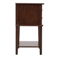 thumbnail image 6 of Maklaine Contemporary Engineered Wood 2 Drawer Nightstand in Cappuccino, 6 of 7