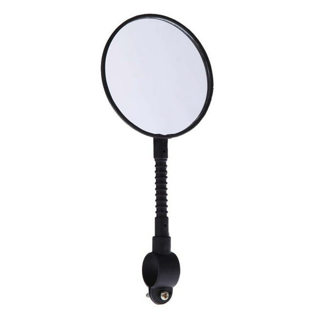 Plastic Glass Bike Rearview Mirror Mountain Bicycle Cycling Handlebar Wide Angle Rear Back View Mirror Improving Riding Safety