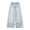 Light Blue, variant on PLHWHYQ Distressed Denim Pants For Girls Straight Leg Loose Fit Casual Summer Trousers Thin Comfortable Long Jeans Light Blue 6-7 Years