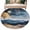 Brown Turquoise, variant on Round Rugs 3Ft, Navy Blue Brown Round Area Rug Washable Indoor Throw Carpet, Vintage Modern Art Abstract Small Non Slip Circle Rug for Bedroom Living Room Home Decor Aesthetic