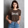 thumbnail image 2 of Retro College Always Be Fab T-Shirt Women -Image by Shutterstock, Female Large, 2 of 4
