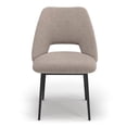 thumbnail image 3 of Pemberly Row Boucle Upholstered Seat and Back Side Chair (Set of 2) in Gray, 3 of 7