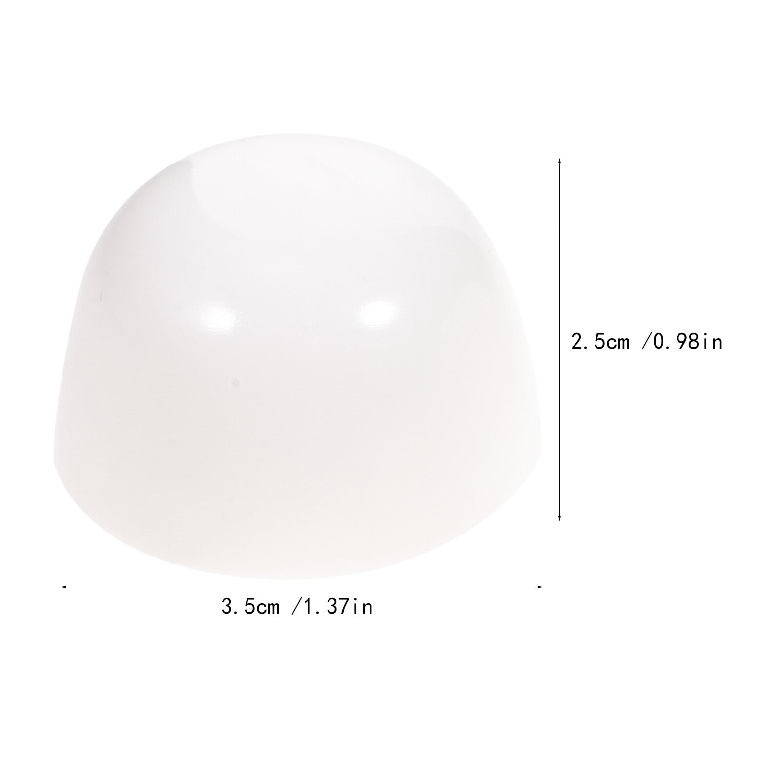 5 Sets Toilet Bolt Cover Round Toilet Pushon Bolt Cap Toilet Screw