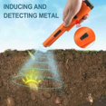 thumbnail image 4 of Detector de metales subterráneo: amarillo, detector portátil, detector de seguridad, detector de metales portátil, 4 of 5