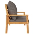 thumbnail image 5 of vidaXL Patio Sofa Bench 47.2" with Cushion Solid Wood Acacia, 5 of 7
