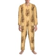 thumbnail image 3 of Balery German Shepherd Dog Pijama para Hombre de Dos Piezas con Manga Larga, Conjunto de Dormir y Descanso Suave con Bolsillos-Medium, 3 of 7