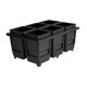 thumbnail image 1 of Macetas cuadradas para vivero, macetas decorativas para plantas, macetas para germinar semillas, para plantar hortalizas en interiores o en el balcón. 8 cm negro, 1 of 8