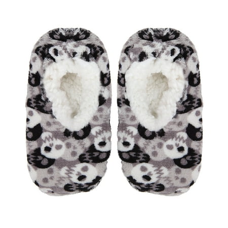 

MeMoi Kids Bones and Skulls Non-Skid Slippers