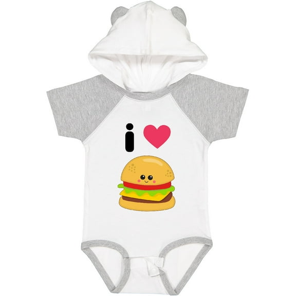 Inktastic I Love Cheeseburgers Boys or Girls Baby Bodysuit