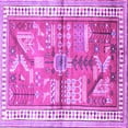 thumbnail image 1 of Ahgly Company Indoor Square Animal Purple Traditional Area Rugs, 4' Square, 1 of 4