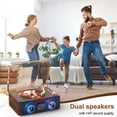 thumbnail image 4 of Reproductor de CD portátil Lehwey Bluetooth con altavoces para el hogar, 4 of 8