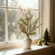 thumbnail image 1 of Plastic Christmas Flower Bouquet with Red Berries and Green Leaves for Holiday Party and Home Decor, 1 of 7