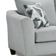 thumbnail image 3 of Roundhill Furniture Duleek Upholstered Stationary Sofa, Herringbone Silver, 3 of 6