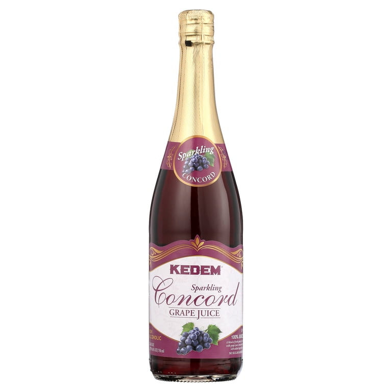 Kedem Concord Sparkling Grape Juice, 25.4 fl oz, 3 Pack photo 2