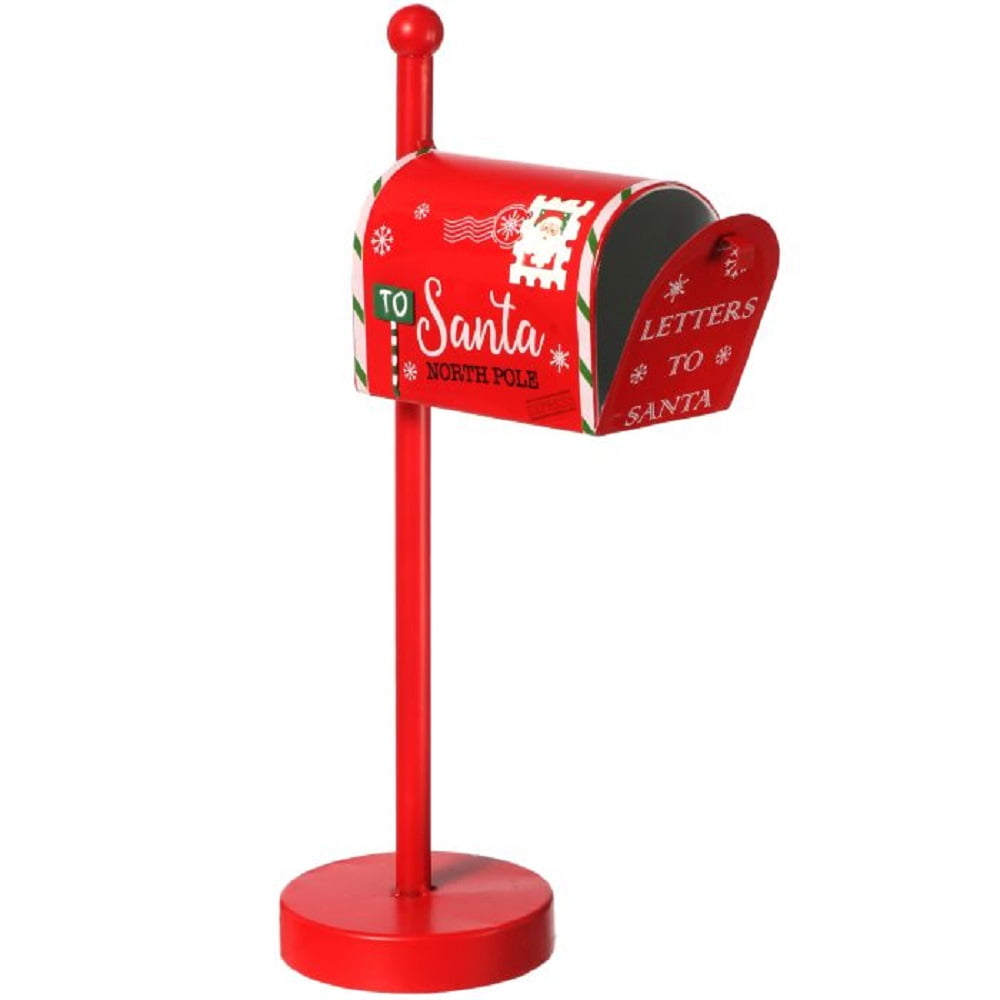 Regency Christmas Santa's Mailbox Red