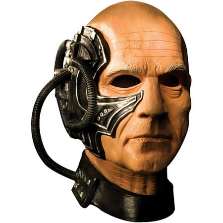 Star Trek Mens Locutus Overhead Latex Mask Halloween Costume Accessory